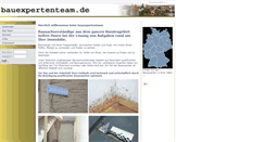 Desktop Screenshot of bauexpertenteam.de